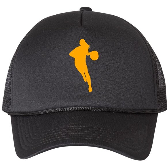 Woman Basketball Trucker Hat, Cap Hoops, Slam, Bball, WNBA Fan - Picture 1 of 3